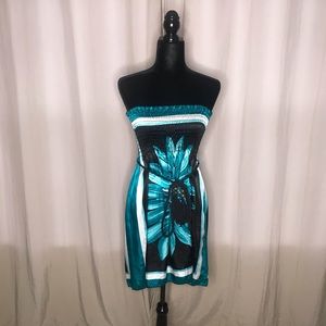Blue halter Sun dress
